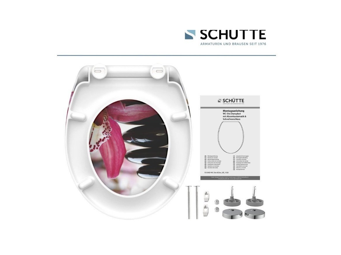 WC sedátka, záchodová prkna Schütte WELLYNESS | Duroplast, Soft Close