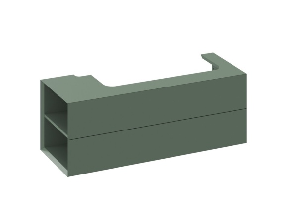 Ravak SD Lite 120 P skrinka pod umývadlo Grey Green