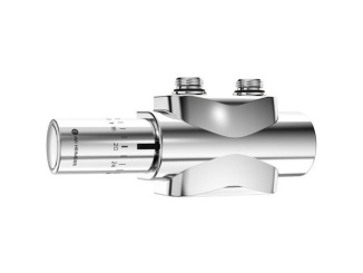 Stavba – Heimeier Šroubení Multilux 4 + hlavice DX 1/2", chromované, 9690-43.800