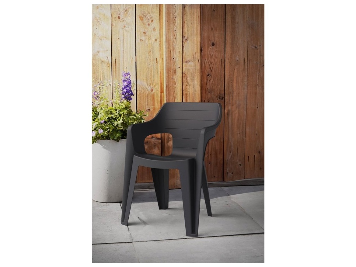 Keter Zahradní židle Keter Bilbao 57 x 57 x 79 cm - grafit