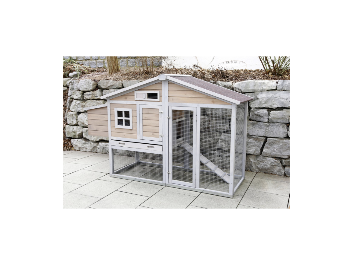 Dřevěný kurník Scobax Leafy