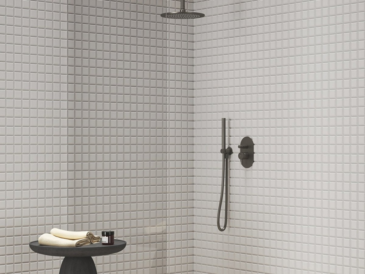 Ravak 706.20GB Podomítkový vývod s držákem, Graphite Brushed