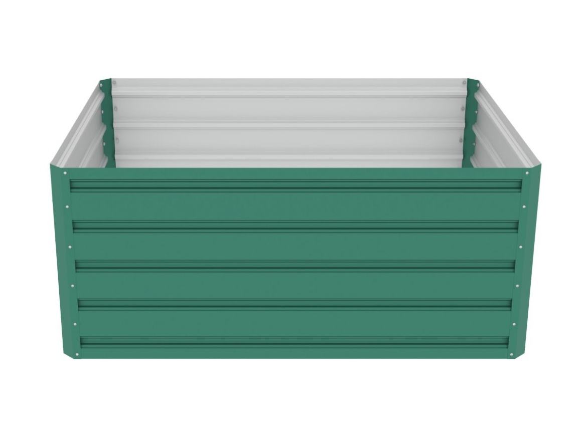 G21 Vyvýšený záhon  Daisy 120 x 90 x 52 cm, plechový, zelený