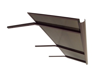 Vchodové stříšky Scobax –  Savespot Tara 200 x 57 cm hnědá / bronz