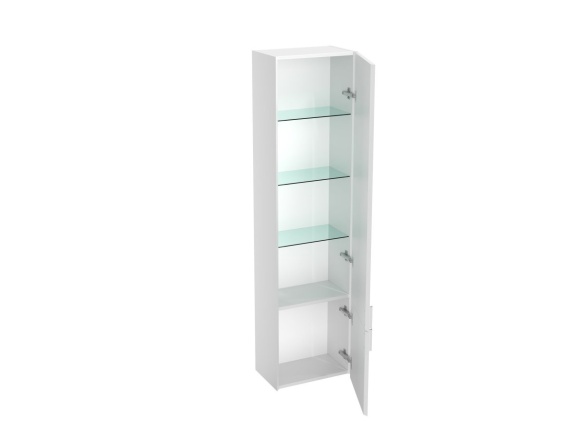 Ravak SB Clear II 40 P vysoká skříňka bílá