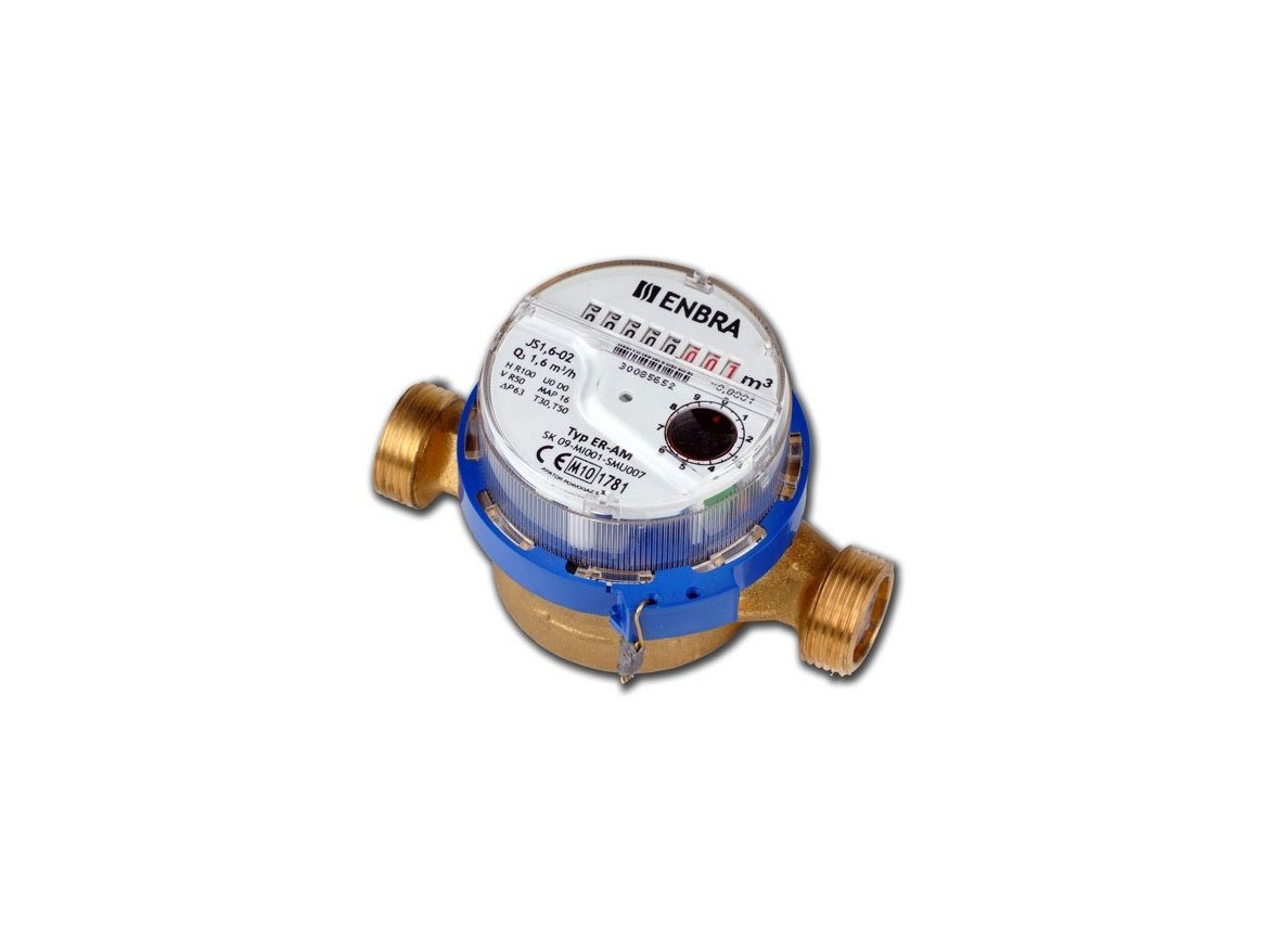 Enbra Bytový vodoměr ENBRA ER-AM DN 15, G 3/4", 110 mm, pro studenou vodu, 106015030