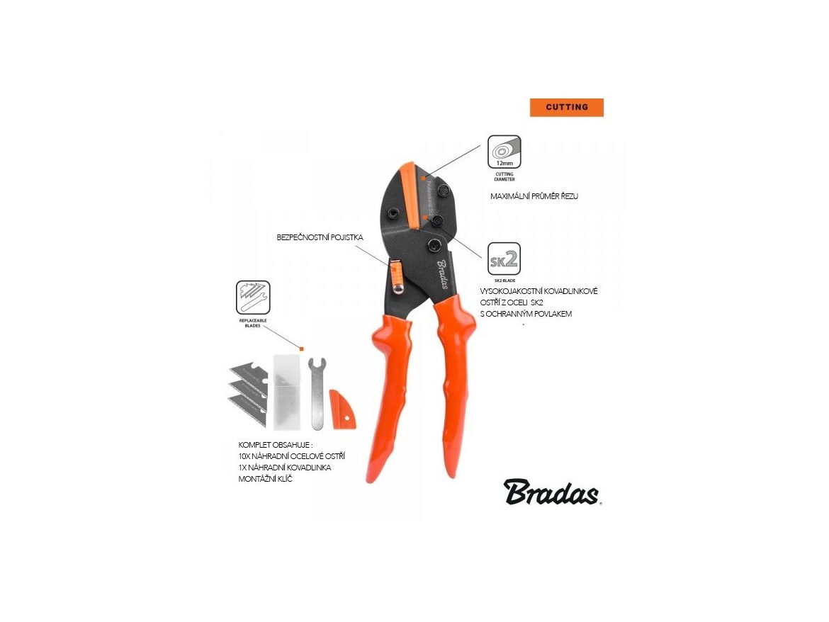 Bradas Zahradní nůžky univerzální MULTI TOOLS