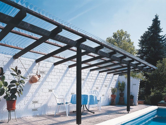 Polykarbonátová trapézová deska Gutta Guttagliss Makro CST