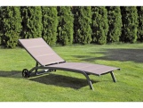 Home & Garden Zahradní lehátko Ibiza Alu Taupe / Grey