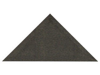 Čalouněné panely –  Luna Triangle 3x30 cm tmavo hnedá