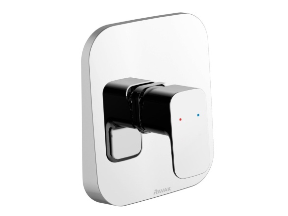 Ravak TD F 066.20BLM.O1.RB070 Podomítková baterie 1-cestná bez tělesa, černá matná