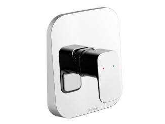 Vodovodné batérie –  Ravak TD F 066.20BLM.O1.RB070 Podomietková batéria 1-cestná pre R-box, čierna matná