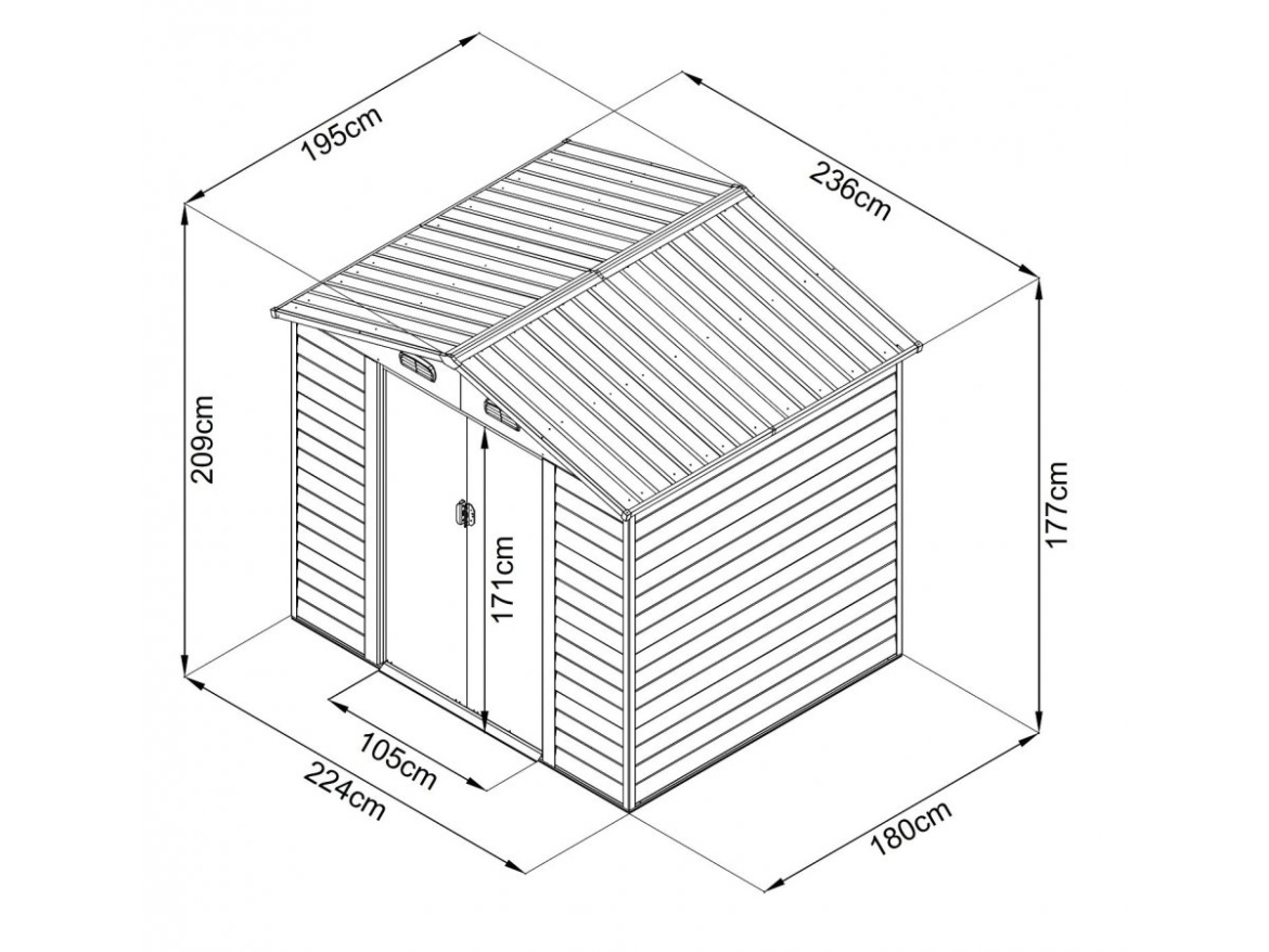 Domček Maxtore Wood