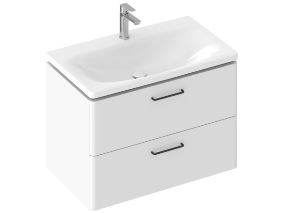 Ravak Umyvadlo Balance 50, s otvorem pro baterii, bez přepadu, bílá