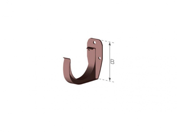 GMT Plastový žlabový hák 125 mm