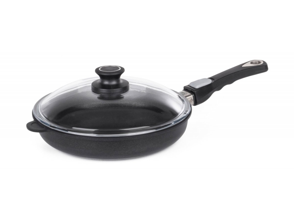 G21 Hluboká pánev  Prime 26 cm s poklicí a odnímatelnou rukojetí