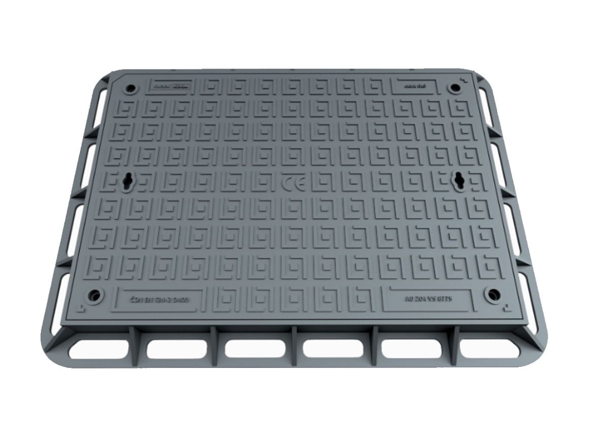 Poklop s rámem uzamykatelný s těsněním Vlček Odra