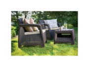 Keter Allibert Corfu Weekend 2+1 hnědá / béžová