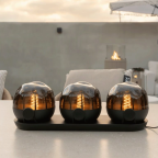 COSI Cosisfera černá (set tří kusů) zahrnující nabíjecí stanici