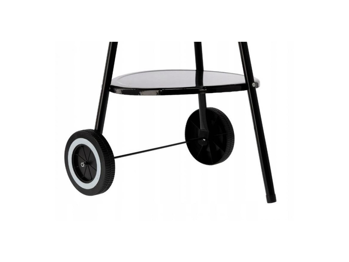 VespaGarden Kruhový zahradní gril na kolečkách - 58x44x72 cm