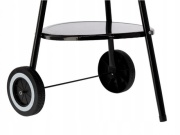 VespaGarden Kruhový zahradní gril na kolečkách - 58x44x72 cm