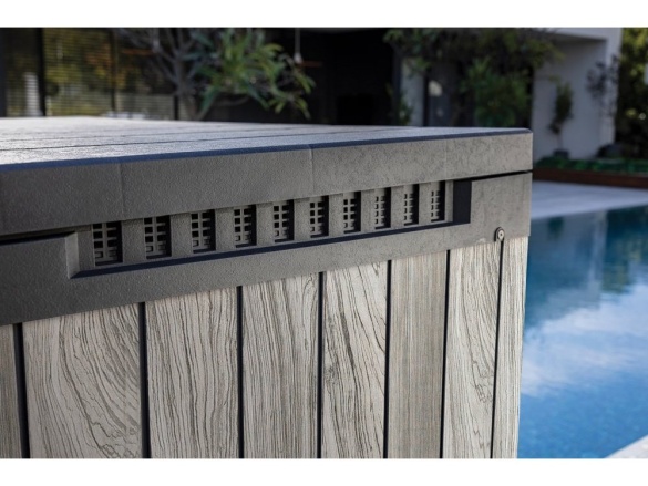 Keter Zahradní úložná skříň Keter DECO SIO DARWIN 1 150 L - storm grey / šedá