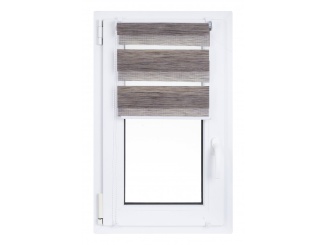 Den a noc –  Decori Wood 150 cm x 73 cm, biela / hnedá