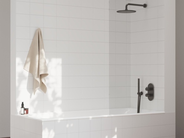 Ravak ES 067.60GLB.O3.RB07C Termostatická podomítková baterie 3-cestná bez tělesa, Gold Brushed