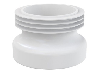 Technická sanita –  Alcadrain Přímá manžeta A99, dopojení k WC,