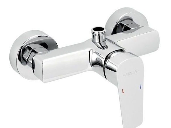 Novaservis Sprchová baterie Metalia 58 150 mm, chrom, nástěnná, bez příslušenství,  58062/1,0