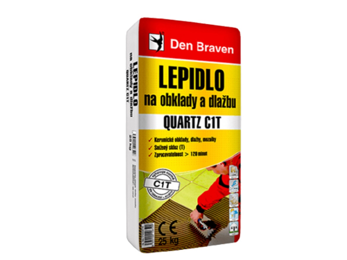 Lepidlo Quartz Den Braven na obklady a dlažbu C1T