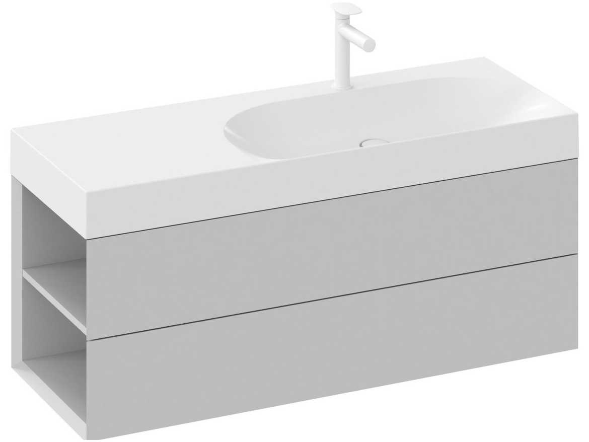 Ravak Umyvadlo Lite 120/80 P, s otvorem pro baterii, bez přepadu