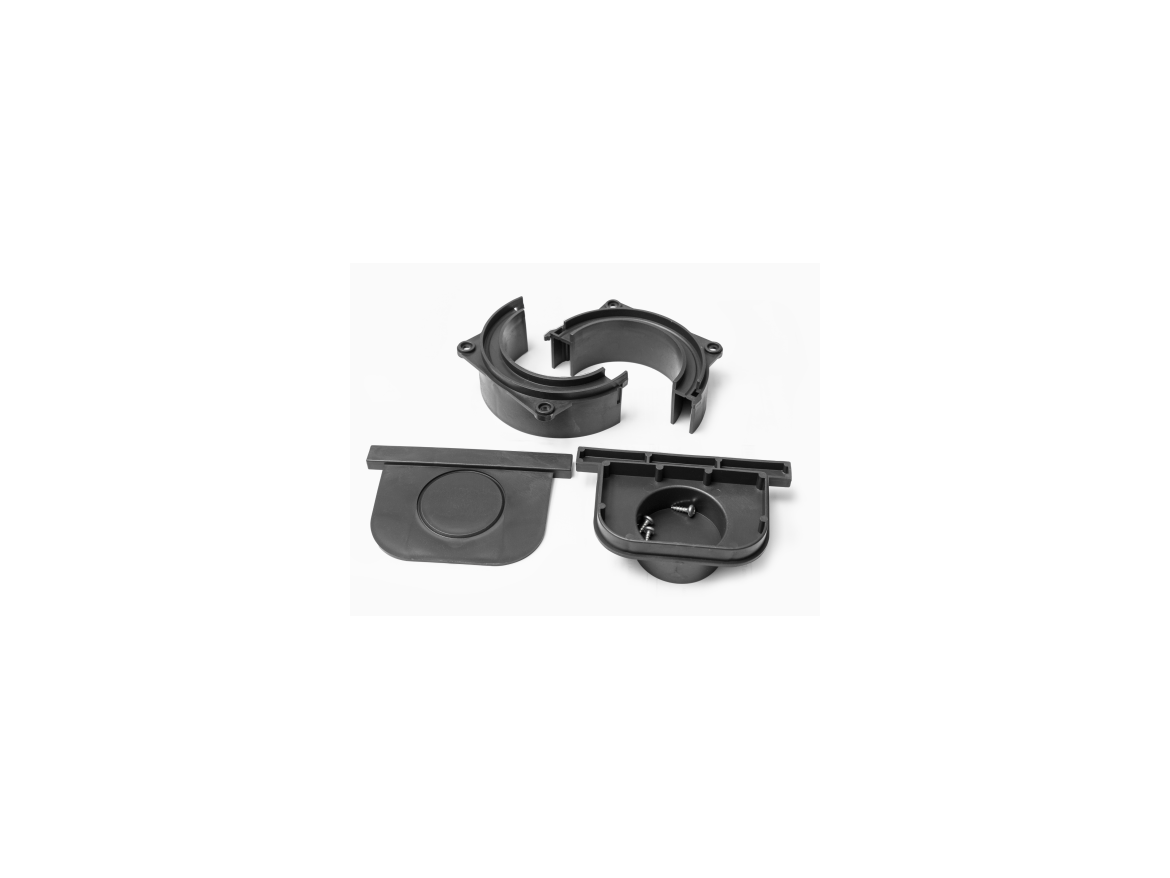 Covernit Plastový odtokový žlab A15 s pozinkovanou mříží (set 3 ks)