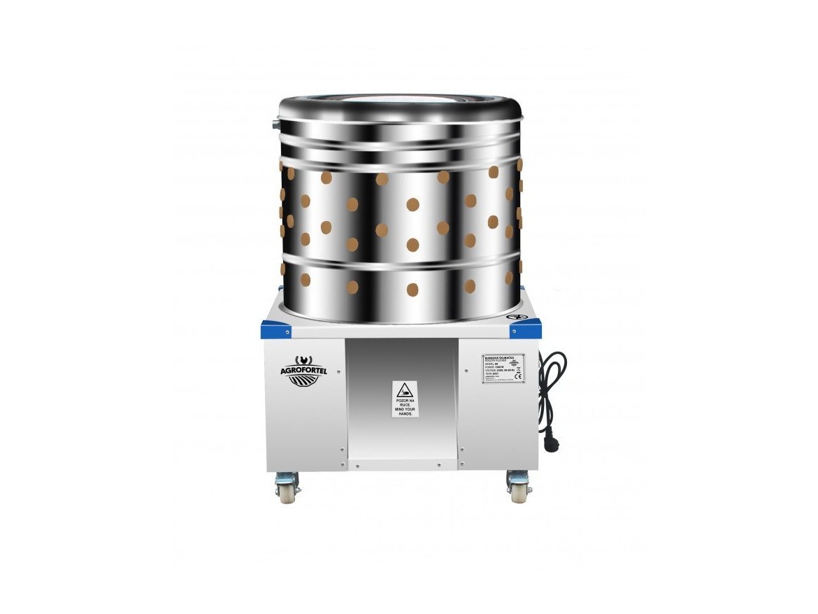 Scobax Bubnová škubačka na drůbež - velikost M - kuřata, kachny, husy, krůty - do 18 kg.