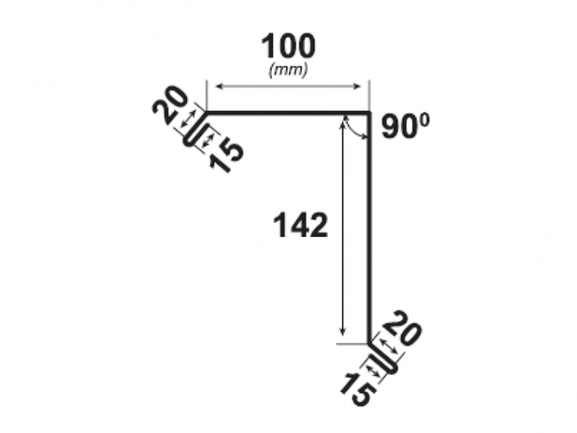 Bilka štítová obruba