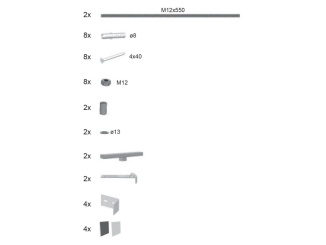 Vane –  Ravak Panelkit NewDay, Gentiana