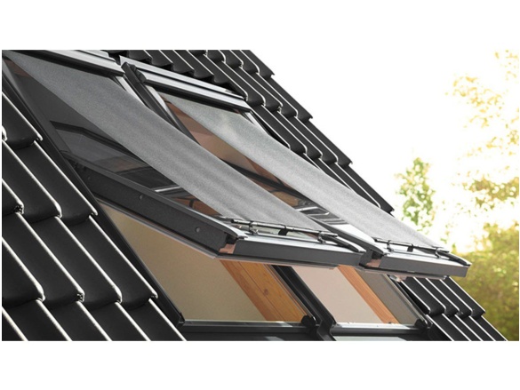 Venkovní markýza s manuálním ovládáním Velux MHL