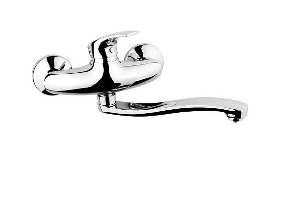 Novaservis Dřezová/umyvadlová baterie Metalia Eco+, chrom, nástěnná,  57070,0E