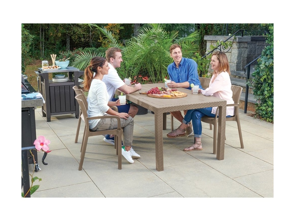 Keter Zahradní set BALI/MELODY 6+1 - cappuccino