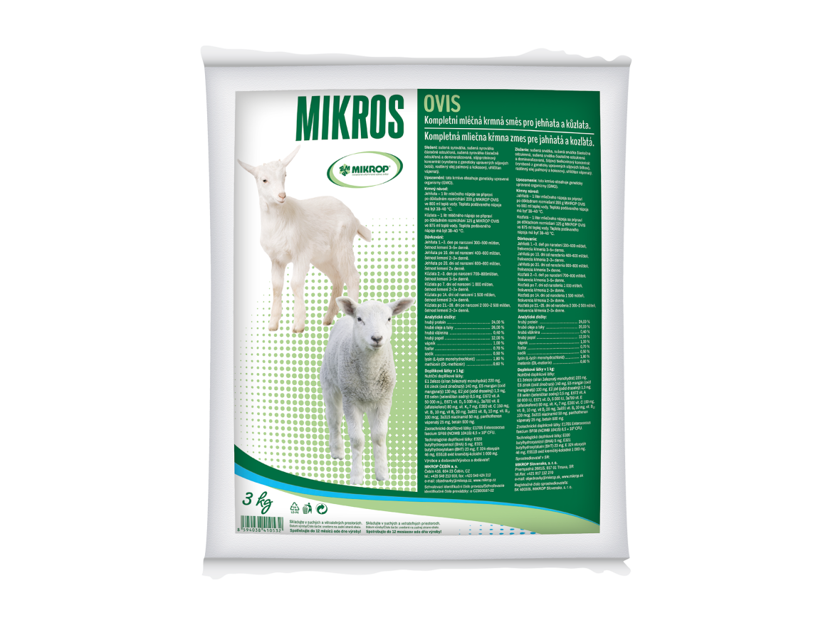 Scobax Mikrop OVIS - sušené mléko, 3 kg