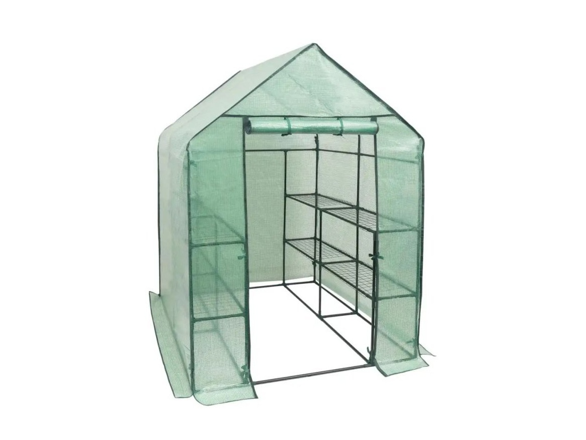 VespaGarden Zahradní fóliovník  Regal - 8 polic, 143x143x195cm - zelený