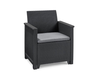 Jelentések –  Keter Zahradní křeslo  Elodie grafitové 2 ks