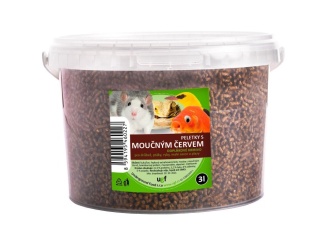 Mačky –  Scobax Peletky s moučným červem 3l (2kg)