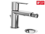 Ravak PU 055.20BLM Bidetová batéria 151 mm s odtokovou armatúrou ClickClack, čierna matná