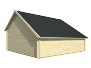 Tuindeco Nysse Garage/open-sided barn | 70mm | impregnated yellow