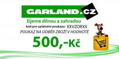 Dárkový poukaz GARLAND.cz 500 Kč