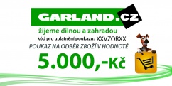 Dárkový poukaz GARLAND.cz 5000 Kč