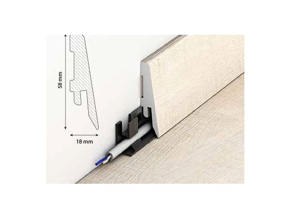 Soklová lišta Airflow Kronospan Rocko