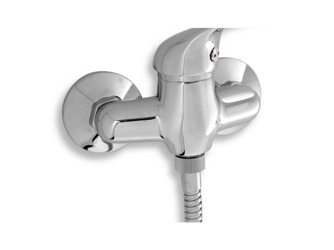 Novaservis Sprchová baterie Titania Iris 100 mm, chrom, nástěnná, bez příslušenství,  92064/1,0