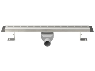 Technická sanita –  Chuděj LZB 50 360° Nerez 1050 mm, Tétlenül, homályos, K3